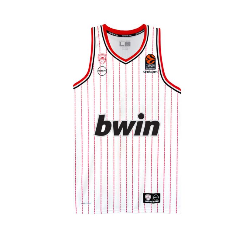 GSA OFFICIAL JERSEY OLYMPIACOS TYPE B. 1747143-STAR WHITE Λευκό