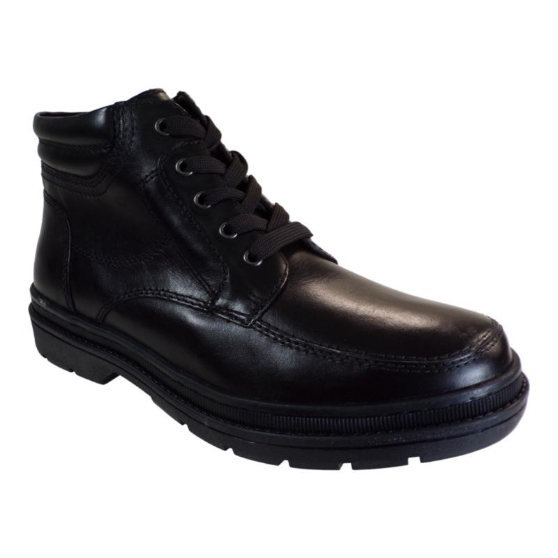 PARROTTO Αντρικά Παπούτσια Μποτάκια YB08-3202 Μαύρο Δέρμα
