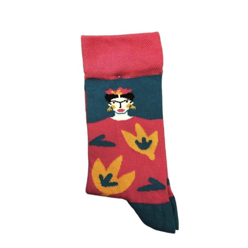 Κάλτσες με σχέδιο frida kahlo portrait unisex