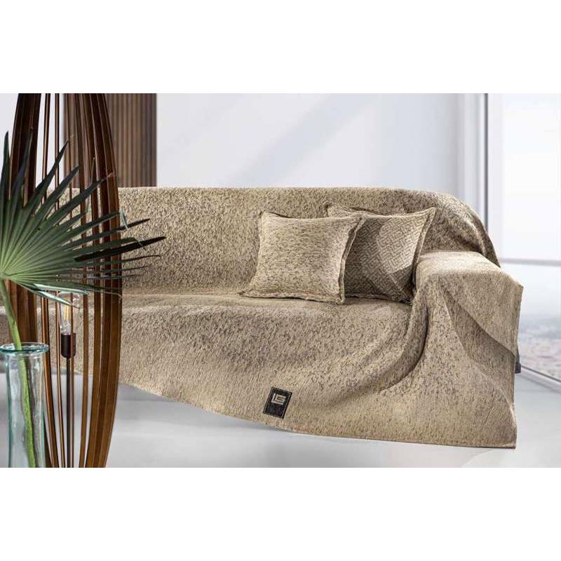 Guy Laroche Ριχτάρι Τριθέσιου Καναπέ Matis Natural 180x300cm