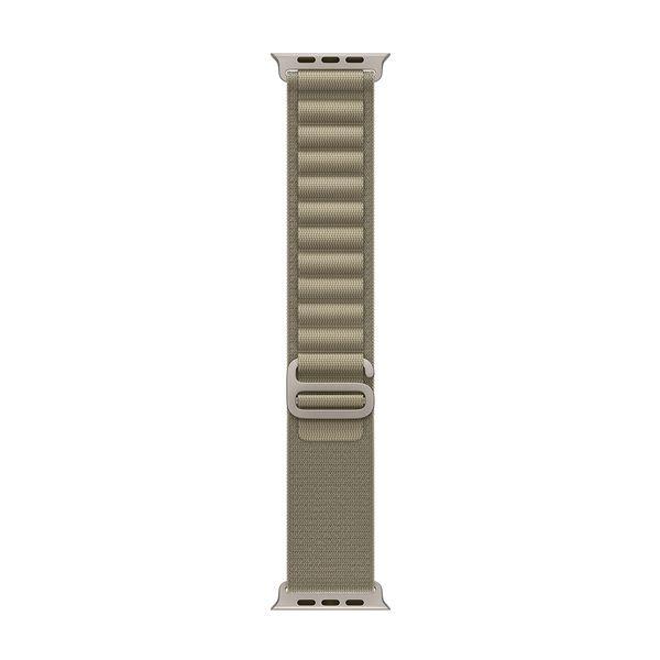 Apple 49mm Olive Alpine Loop Large Λουράκι Smartwatch
