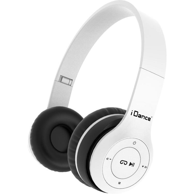 iDance Ακουστικά Bluetooth White (BLUE-100 (WHITE)