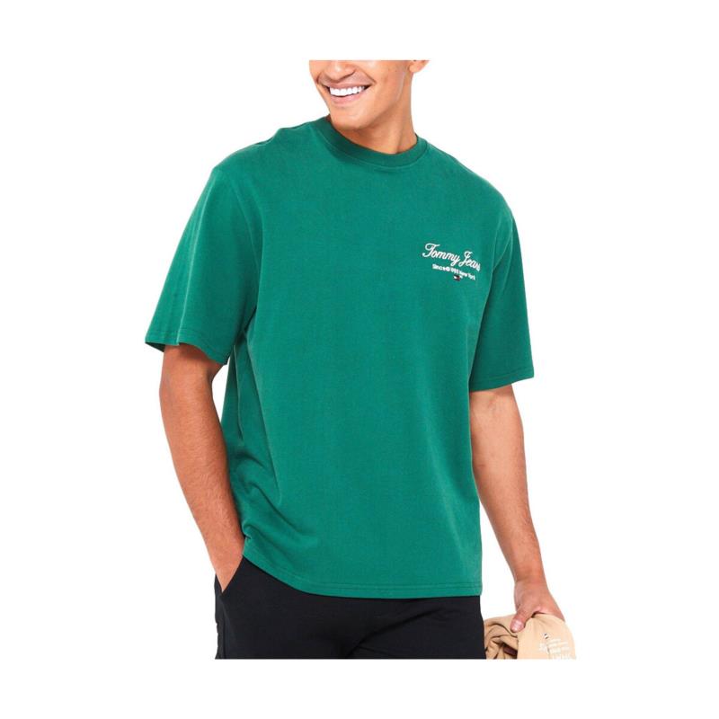 T-shirt με κοντά μανίκια Tommy Hilfiger TOMMY JEANS SERIF LUXE OVERSIZED FIT T-SHIRT MEN