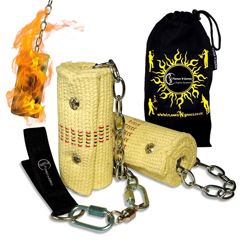 Flames N Games Poi Set - Αλυσίδες με φωτιά