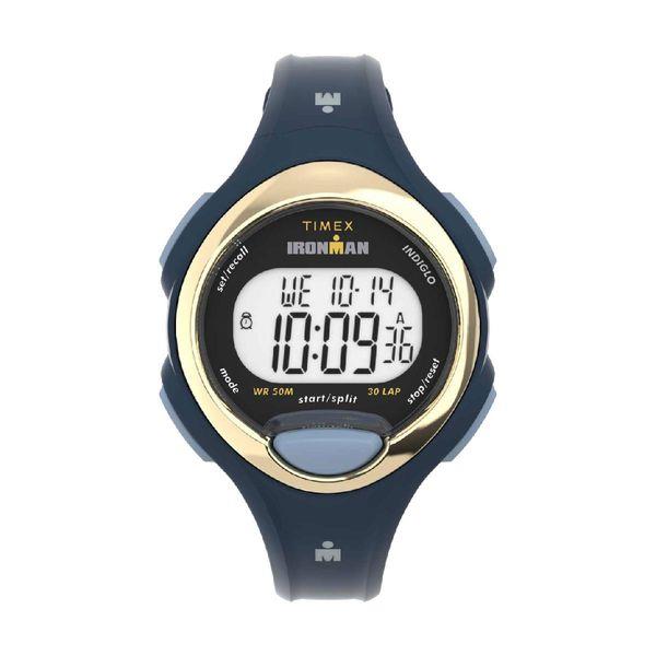 Timex Ironman 30 Chronograph Blue Polyurethane Strap Ρολόι Χειρός