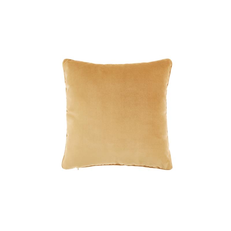 Coincasa διακοσμητικό βελούδινο μαξιλάρι μονόχρωμο 45 x 45 cm - 007097164 Χρυσό