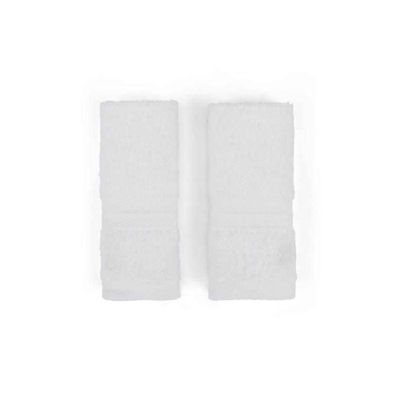 Coincasa σετ πετσέτες μπάνιου μονόχρωμες 30 x 30 cm - 007359748 Λευκό