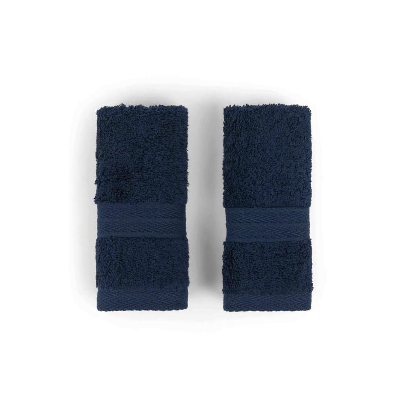 Coincasa σετ πετσέτες μπάνιου μονόχρωμες 30 x 30 cm - 007359758 Μπλε Σκούρο