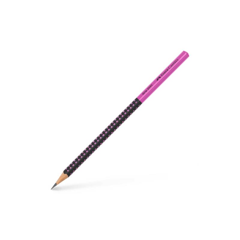 Faber-Castell μολύβι Grip δίχρωμο HB Μαύρο-Ροζ - 077517011