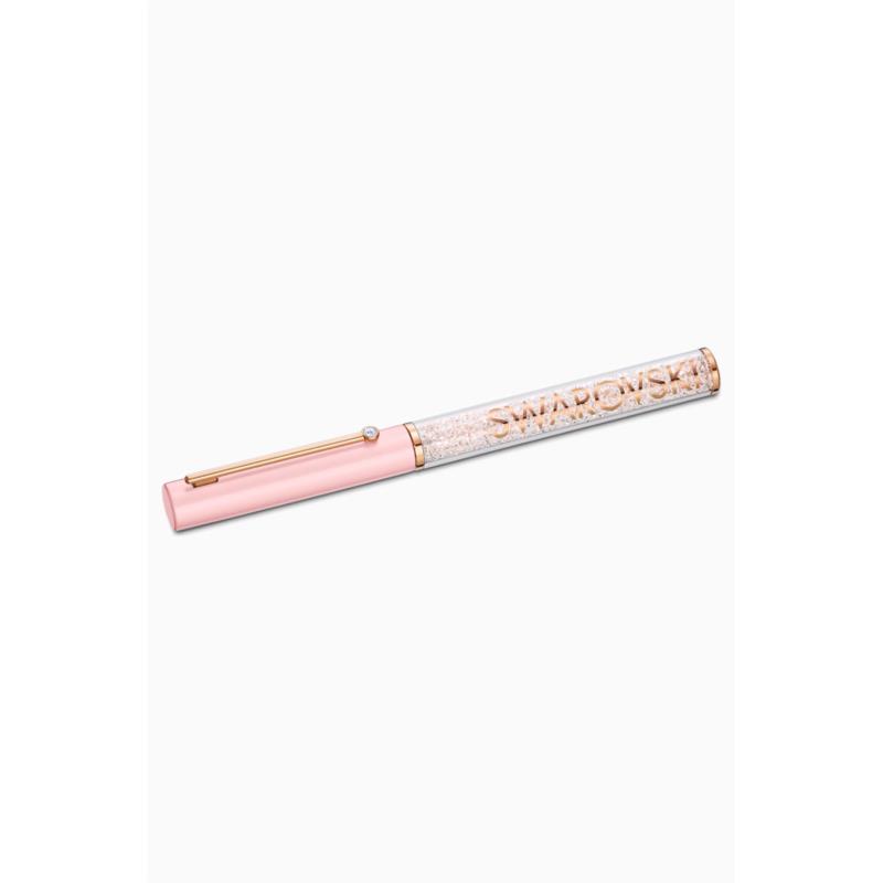 Swarovski Crystalline Gloss Ballpoint Pen, Pink, Rose-gold tone plated - 5568756