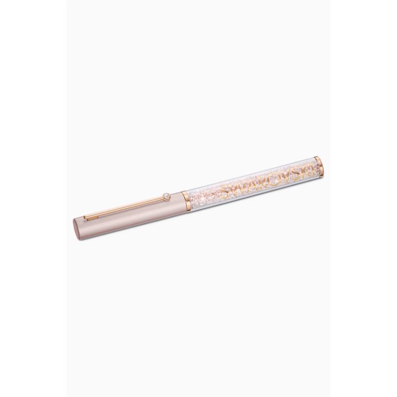 Swarovski Crystalline Gloss Ballpoint Pen, Pink, Rose-gold tone plated - 5568759