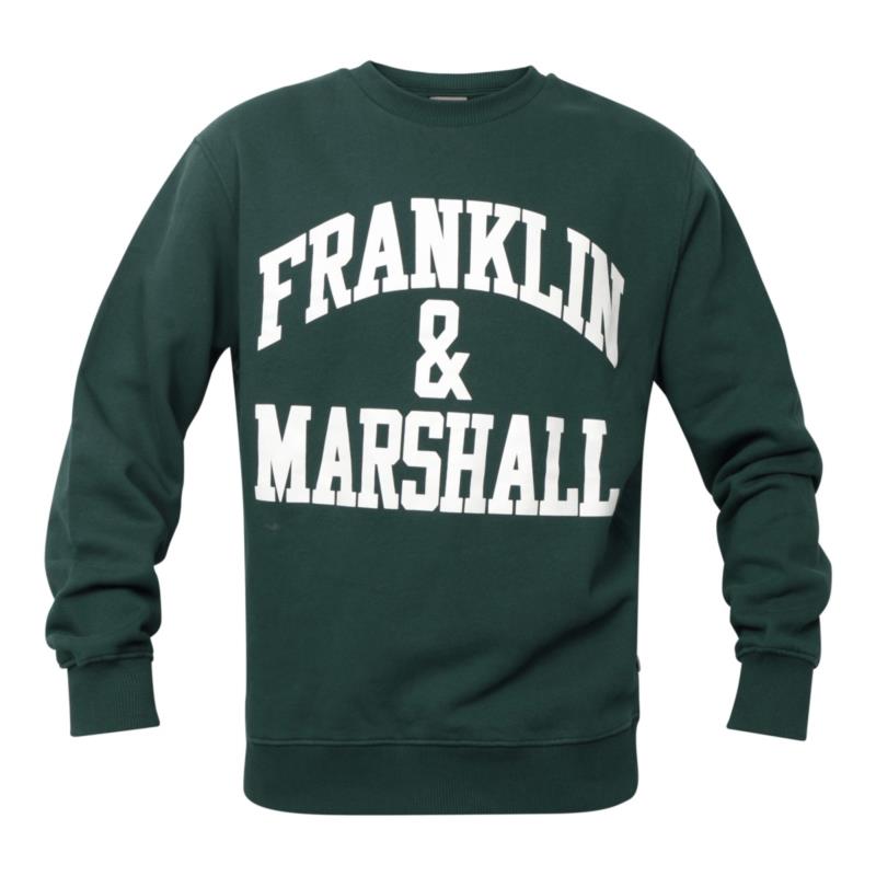 Franklin & Marshall FM BRUSHED COTTON FLEECE Κυπαρισσί