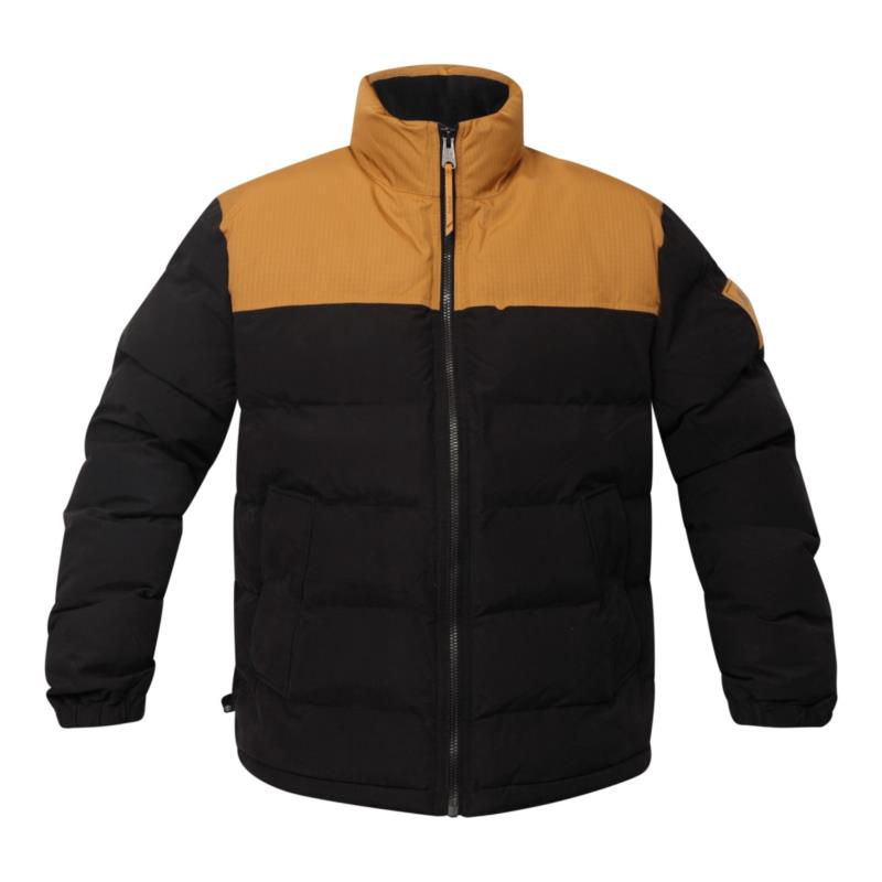 Timberland WELCH MOUNTAIN PUFFER JACKET Μαύρο / Κίτρινο