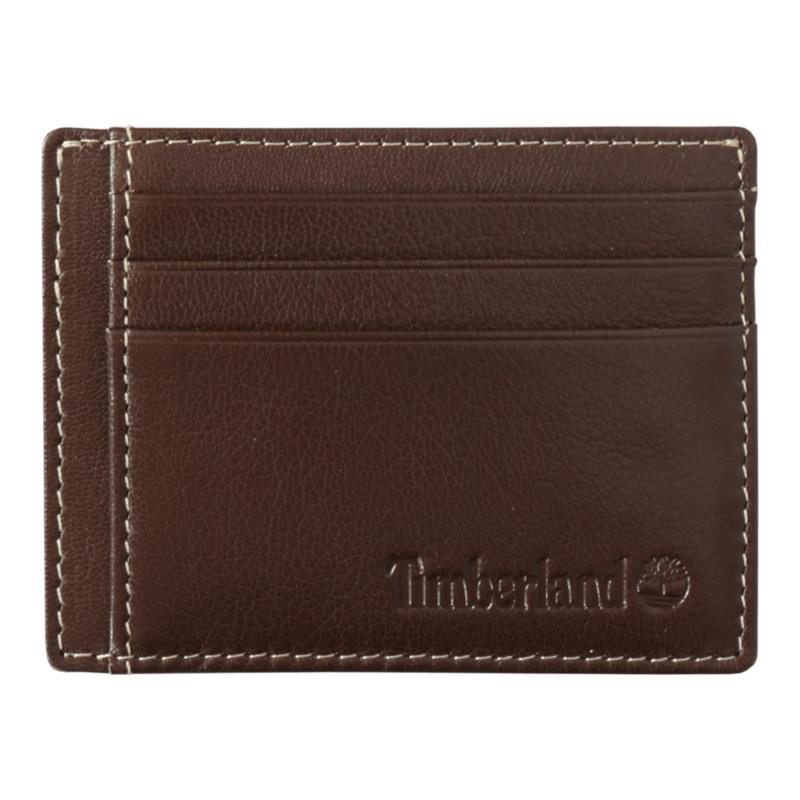 Timberland D99699 MILLED CARD CASE Καφέ