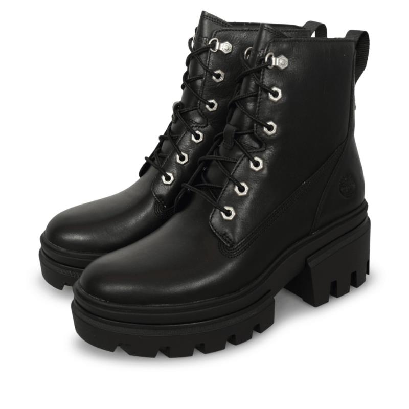 Timberland EVERLEIGH BOOT 6IN LACE UP Μαύρο