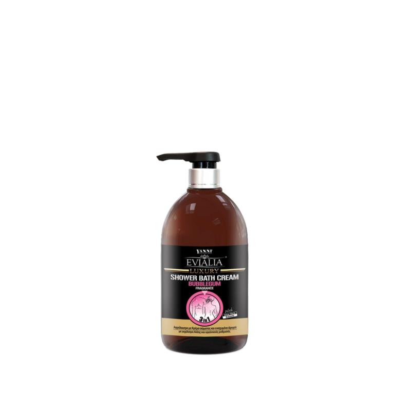 Evialia Shower Bath Cream Bubblegum Αφρόλουτρο Τσιχλόφουσκα Με Κρέμα Σώματος & 18 ενεργά συστατικά - 500ml