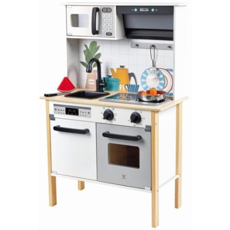 Hape Playfully Delicious Ξύλινη Κουζίνα Modern Smart-Kitchen (E3216A)