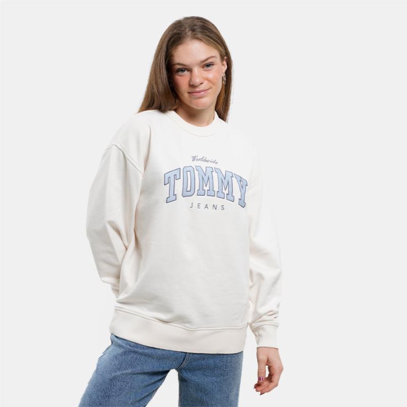 Tommy Jeans Varsity Luxe Crew Γυναικεία Μπλούζα Φούτερ (9000175235_59009)
