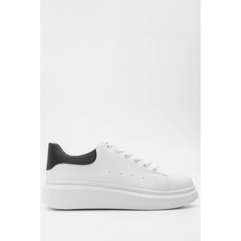 Sneakers Δίσολα - Άσπρο+Μαύρο