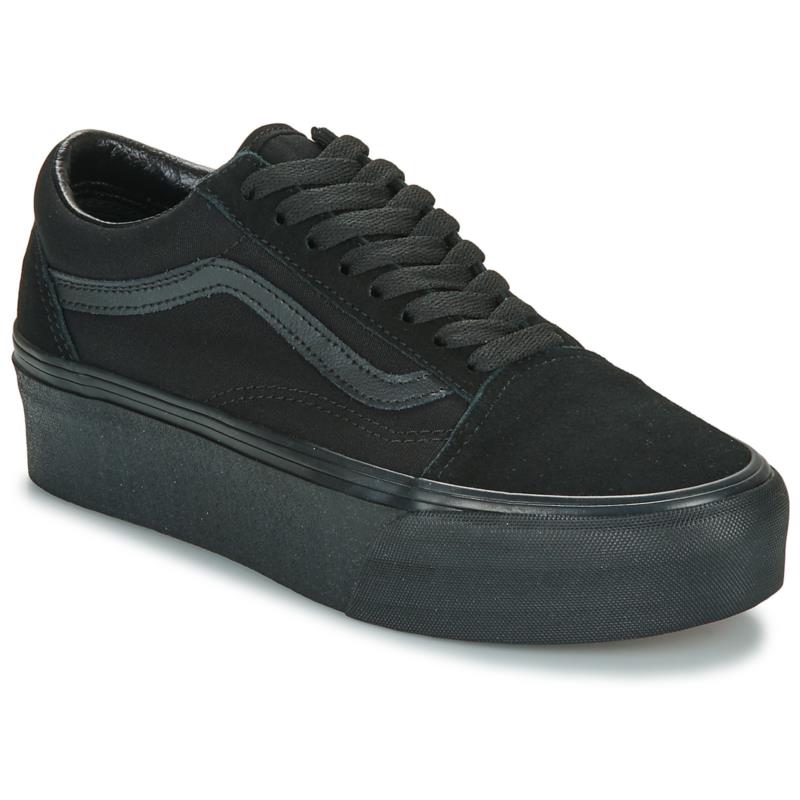 Xαμηλά Sneakers Vans UA Old Skool Stackform SUEDE/CANVAS BLACK/BLACK