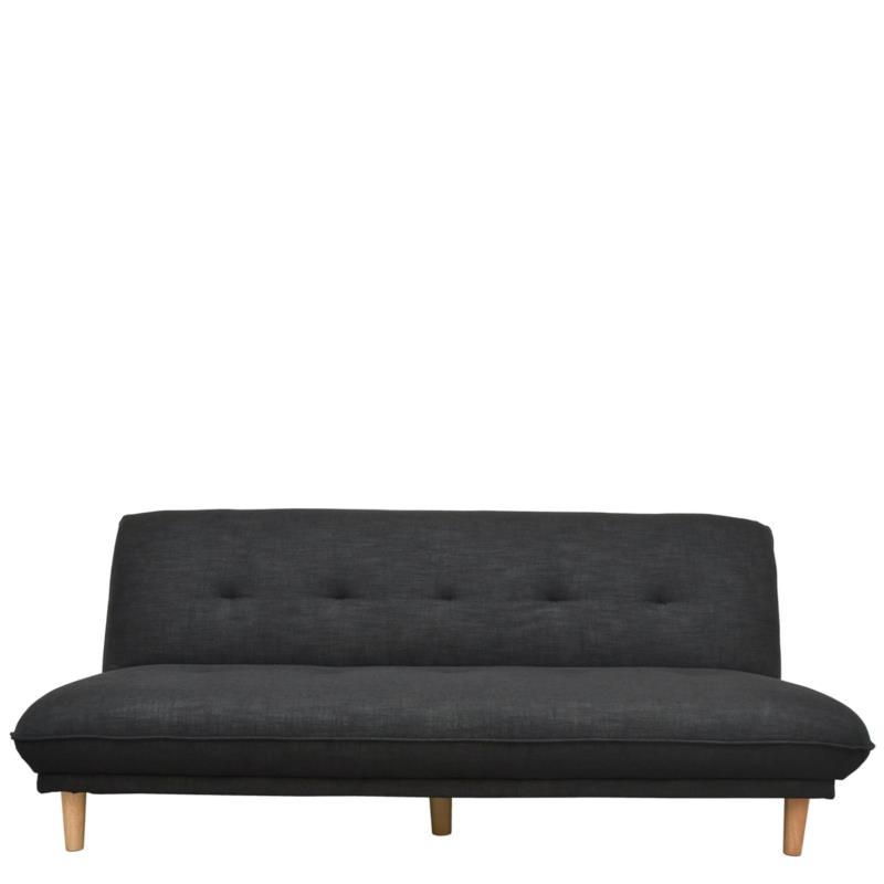 Καναπές/Κρεβάτι RINA Μαύρο 190x95x83cm
