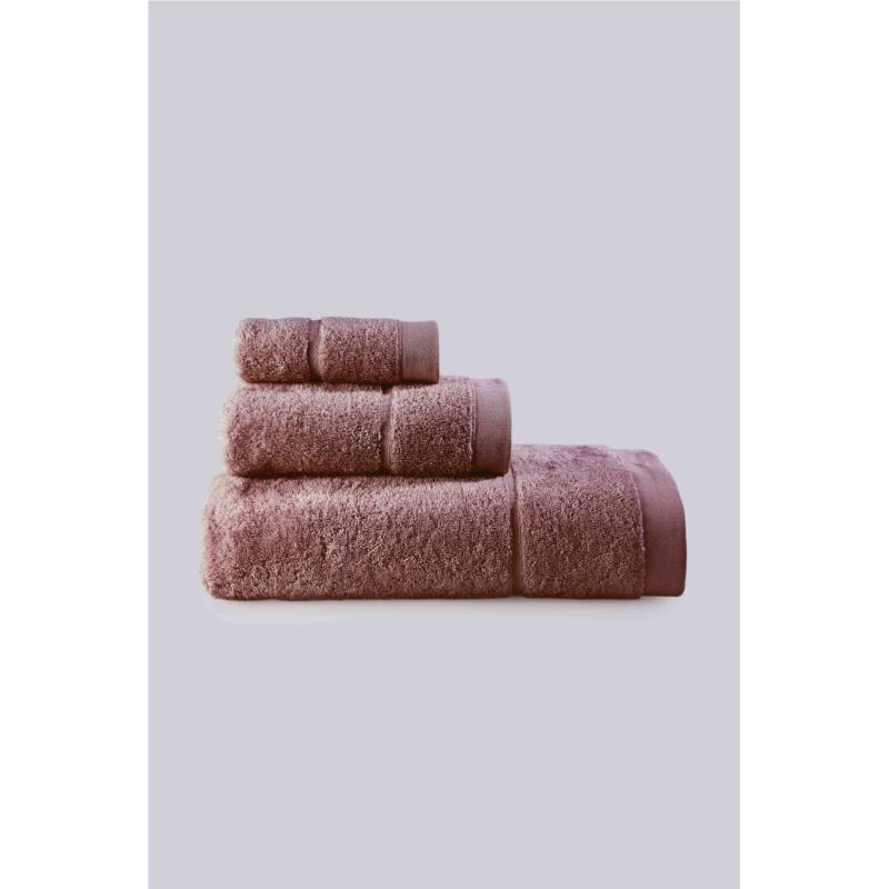 DOWN TOWN Home πετσέτα χεριών μονόχρωμη "Joanne Dark Purple" 30 x 50 cm - 61-0975