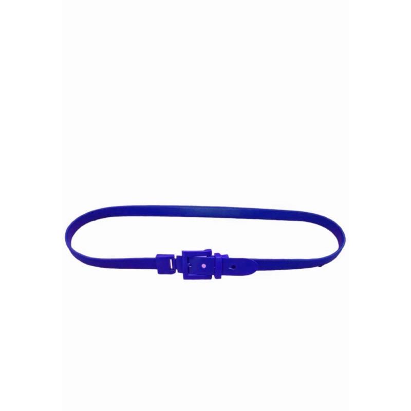 minimal blue navy elastic belt