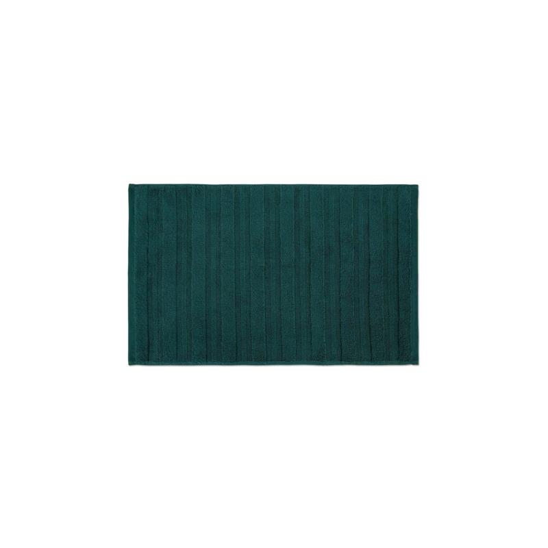 Coincasa πετσέτα σώματος μονόχρωμη με ανάγλυφες ρίγες 150 x 90 cm - 007358585 Πράσινο Σκούρο