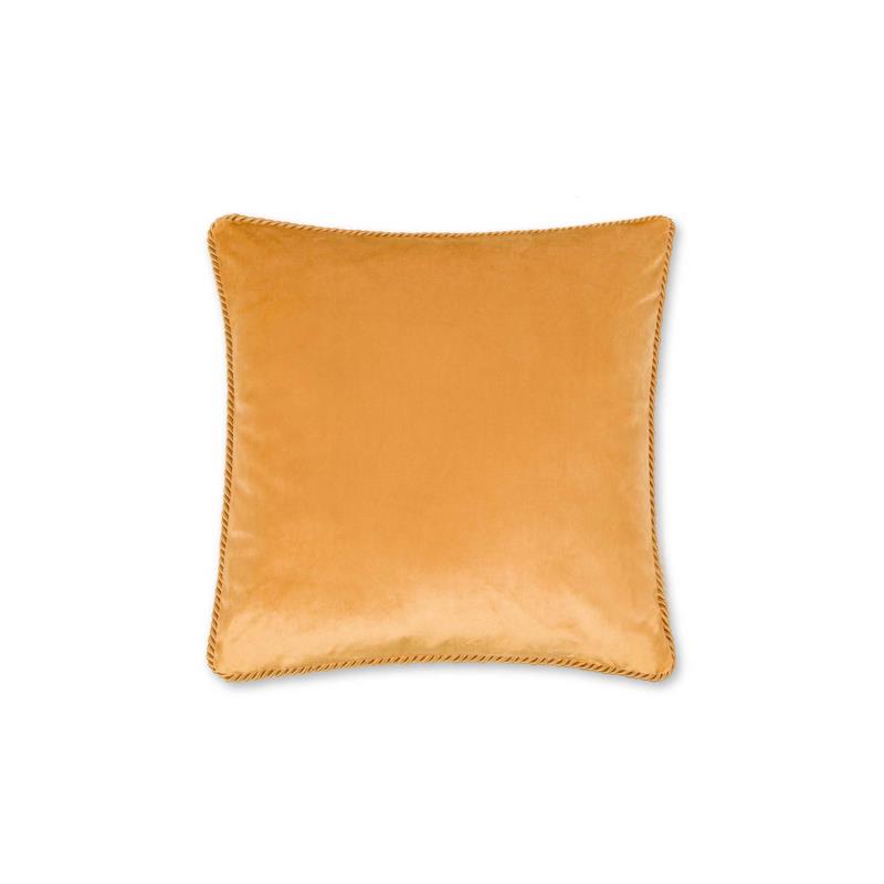 Coincasa διακοσμητικό μαξιλάρι μονόχρωμο με βελούδινη υφή 45 x 45 cm - 007393597 Μουσταρδί