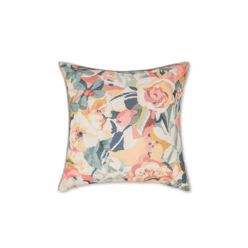 Coincasa διακοσμητικό μαξιλάρι με floral μοτίβο 45 x 45 cm - 007393976 Πολύχρωμο