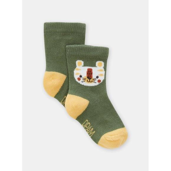 Βρεφικές Κάλτσες για Αγόρια Λαδί Tiger - ΠΡΑΣΙΝΟ
