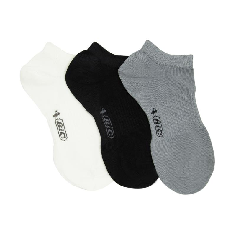 Κάλτσες Γυναικείες Σοσόνι Μαύρο-Άσπρο-Γκρι OS (No 39-42) Azola Bic (3 ζευγάρια)