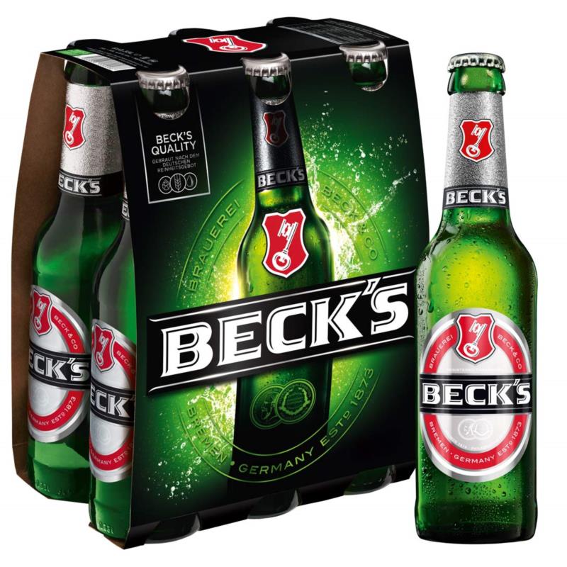 Μπύρα Becks Φιάλη (6x275 ml)