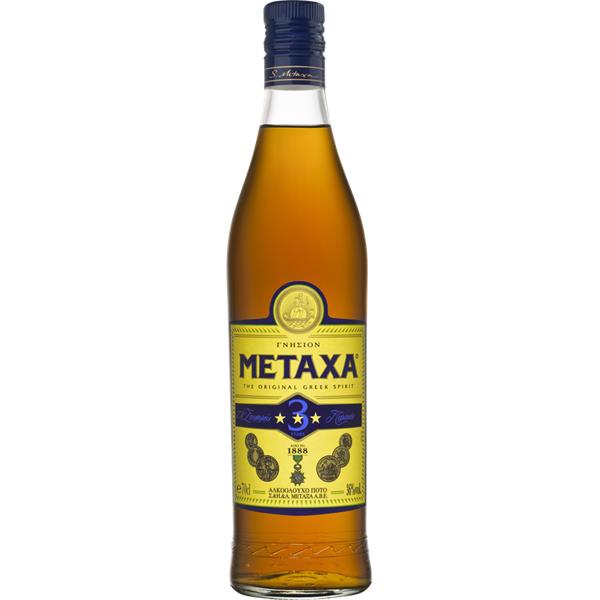 Brandy Metaxa 3* (700 ml)