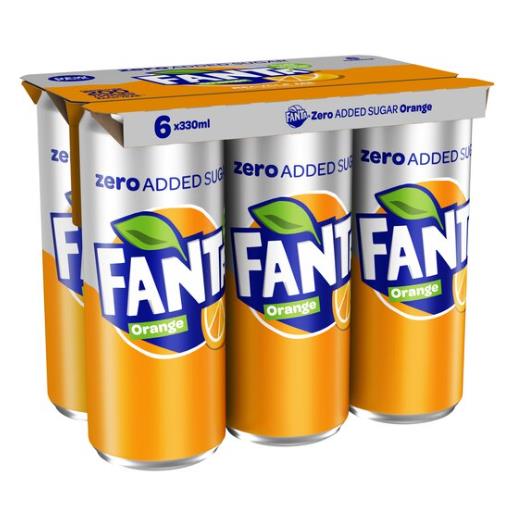 Πορτοκαλάδα Κουτί Fanta Zero (6x330 ml)