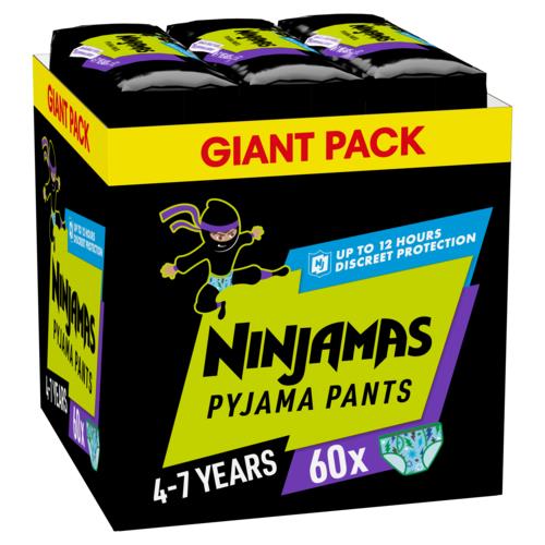 Πάνες-Βρακάκι για Αγόρι 4-7 ετών Ninjamas Pyjama Pants (60τεμ)