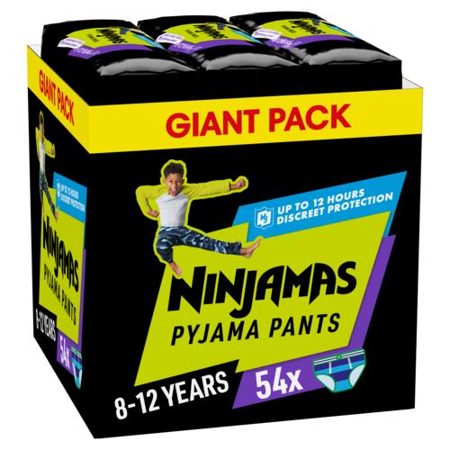 Πάνες-Βρακάκι για Αγόρι 8-12 ετών Ninjamas Pyjama Pants (54τεμ)