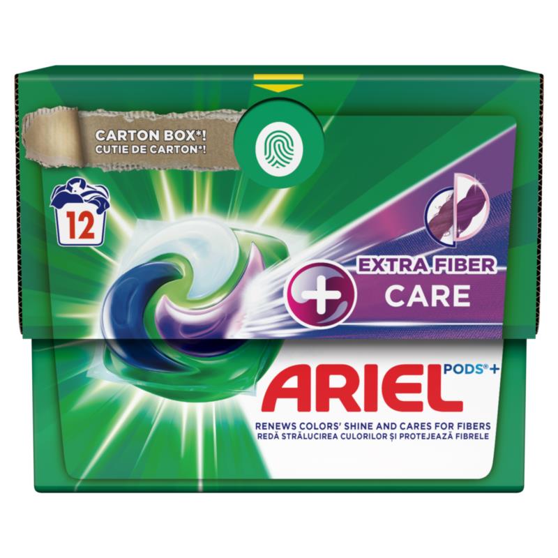 Κάψουλες Πλυντηρίου Allin1 Pods Fiber Care Ariel (12τεμ)