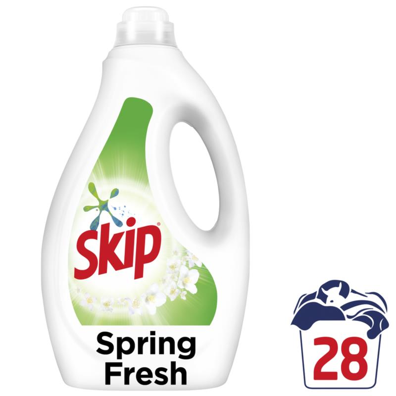 Υγρό Απορρυπαντικό Ρούχων Spring Fresh Skip (28 μεζ)