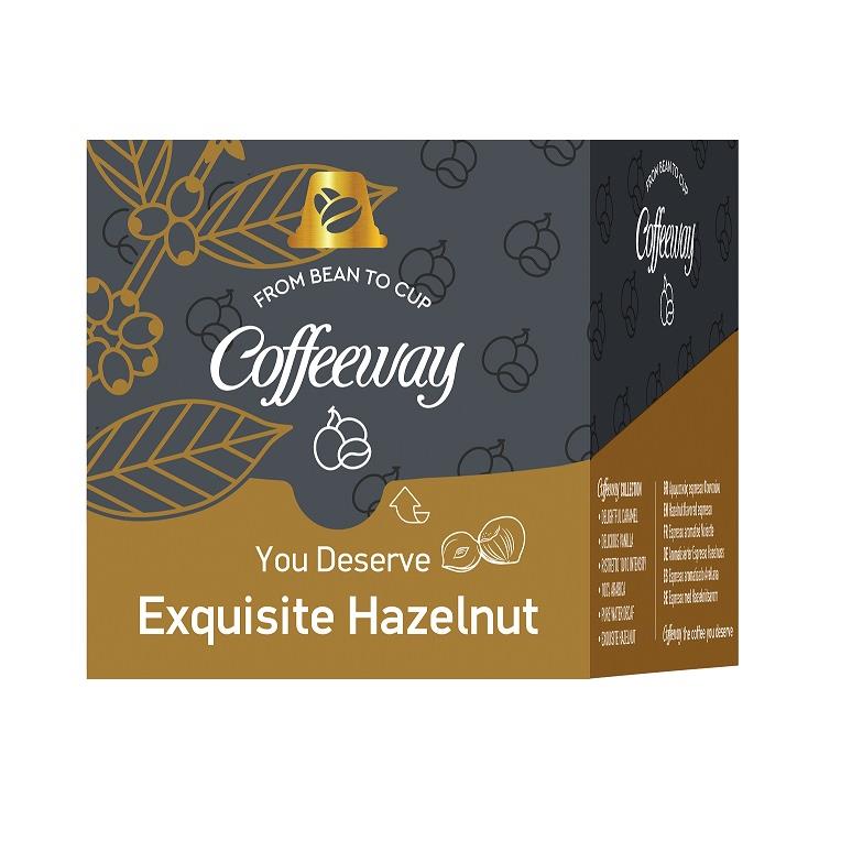 Κάψουλες Espresso Hazelnut Coffeeway (10 τεμ)