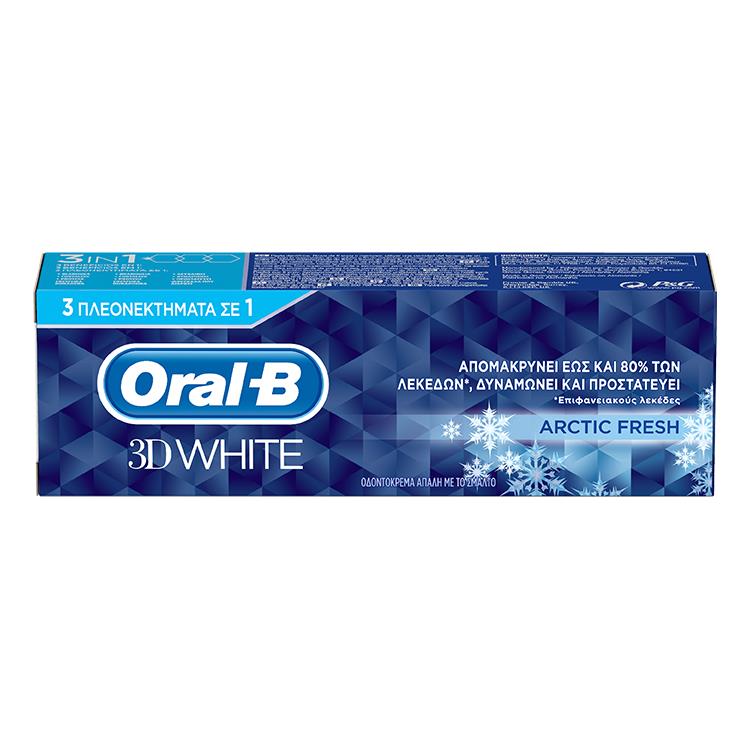 Οδοντόκρεμα 3D White Arctic Fresh Oral-B (75ml)