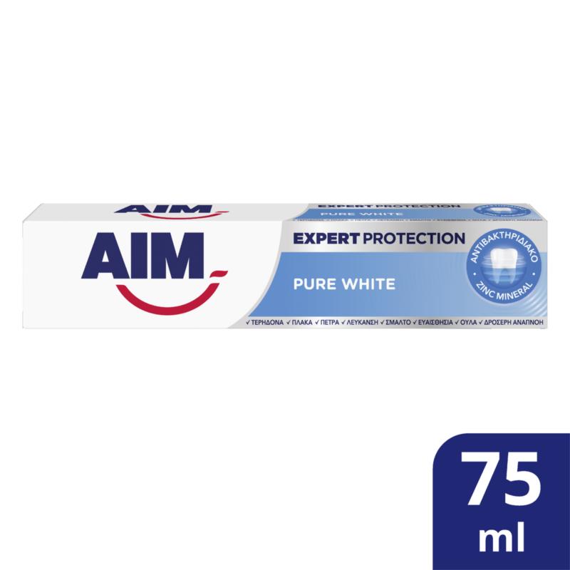 Οδοντόκρεμα Expert Protection Pure White Action Aim (75ml)