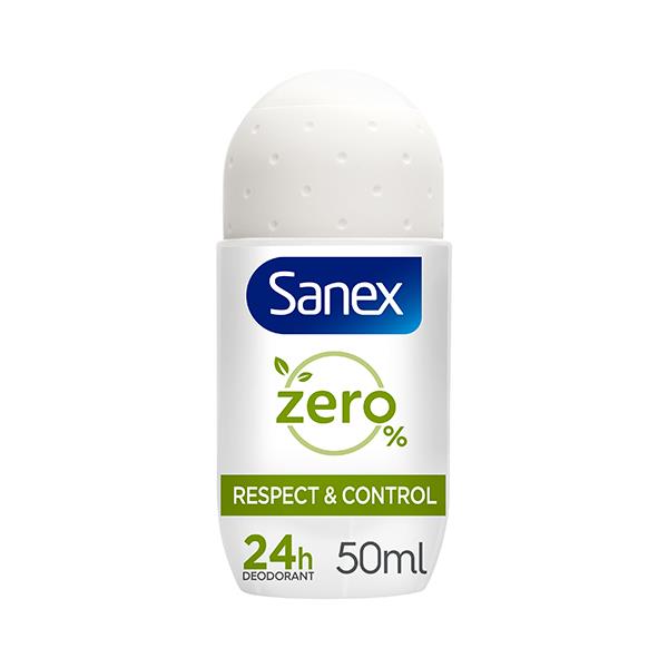 Αποσμητικό Roll On Zero% Respect & Control Sanex (50 ml)
