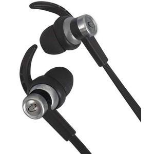 ESPERANZA EH201 EARPHONES WITH MICROPHONE AND VOLUME CONTROL EH201 BLACK/SILVER