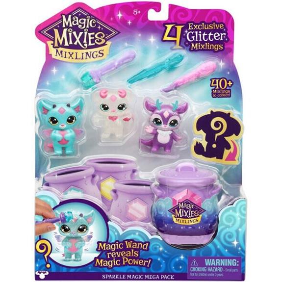 Moose Toys Magic Mixies Mixlings Sparkle Magic Mega 4 Pack - MG002000