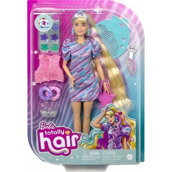 Mattel Barbie Κουκλα Totally Hair - Stars - HCM88