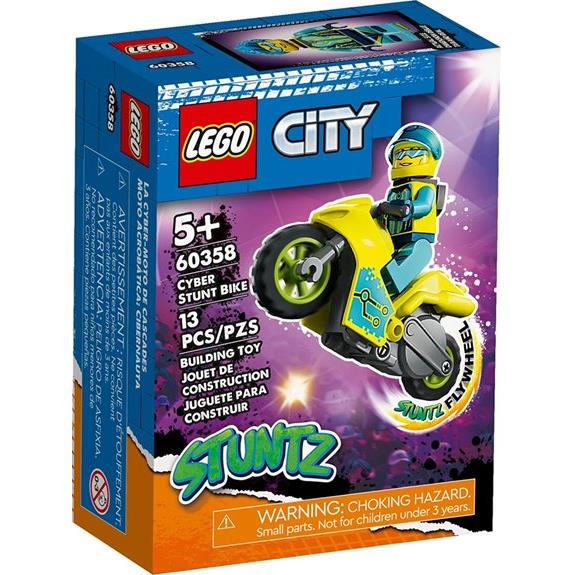 Lego City Stuntz Cyber Stunt Bike - 60358