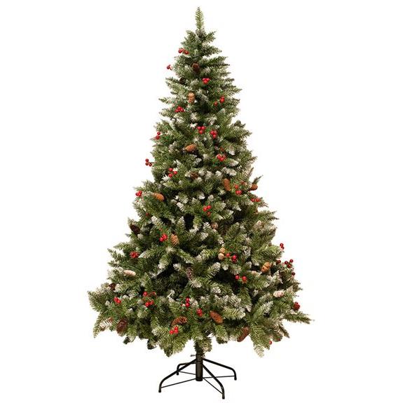 V. Christakopoulos Χριστουγεννιάτικο Δέντρο Merry Berry Με Χιόνι & Κουκουνάρι 180εκ - 67125-1