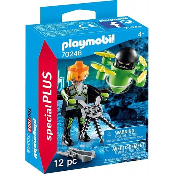Playmobil Μυστικός Πράκτορας Με Drone - 70248