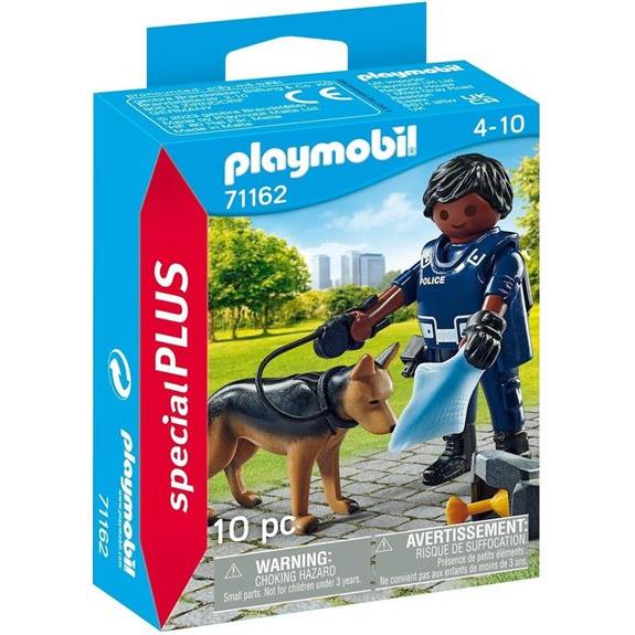 Playmobil Special Plus Αστυνομος & Σκυλος Ανεχνευτης - 71162